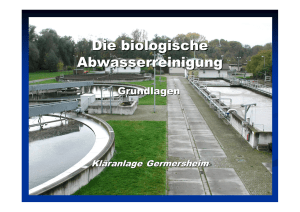 Biologische Abwasserreinigung - HRPS-NB-610