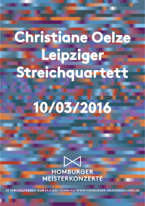 2016 03 10 Christiane Oelze Leipziger Streichquartett