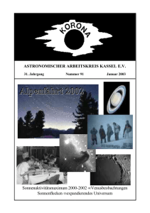1/2003 - Astronomischer Arbeitskreis Kassel