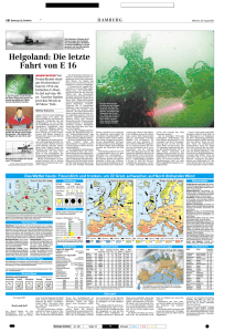 Hamburger Abendblatt Aug 2001