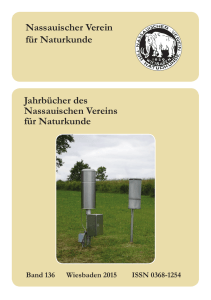 Band 136 - Nassauischer Verein für Naturkunde