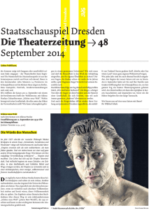 Ausgabe September 2014 - Staatsschauspiel Dresden