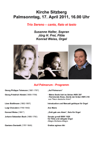 Programm - Salonorchester St. Moritz