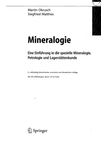 Mineralogie - ULB Darmstadt