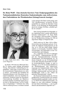 Dr. Heinz Wolff – Eine deutsche Karriere: Vom