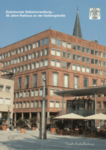 50 Jahre Rathaus an der Dalbergstraße