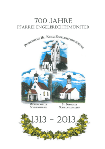 Festschrift - 700 Jahre Pfarrei Engelbrechtsmünster