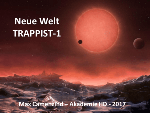 Neue Welt TRAPPIST-1