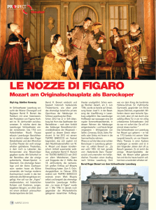 „Le Nozze di Figaro“ – Mozart am Originalschauplatz als Barockoper