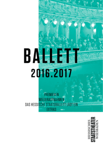 Ballett 2016.2017  - Hessisches Staatstheater Wiesbaden