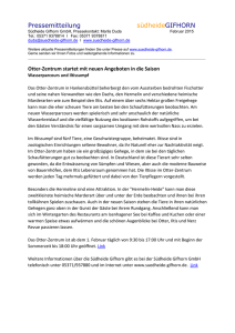Pressemitteilung - Südheide Gifhorn
