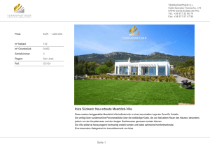 Ibiza Südwest: Neu erbaute Meerblick-Villa