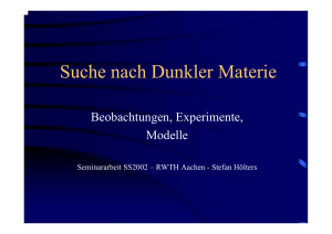 Vortrag () - Server der Fachgruppe Physik der RWTH Aachen