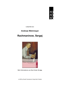 Rachmaninow, Sergej
