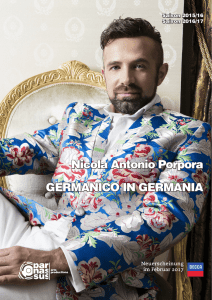 Nicola Antonio Porpora GERMANICO IN GERMANIA