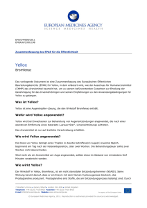 Yellox, bromfenac - European Medicines Agency