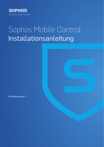 Sophos Mobile Control Installationsanleitung