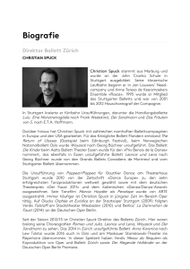 Biografie - Opernhaus Zürich