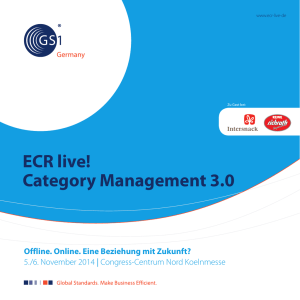 ECR live! Category Management 3.0