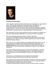 Biografie deutsch - Christian Billian