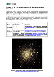 Messier 13 (M 13) – Schatzkästchen im Sternbild Herkules