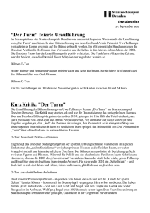 "Der Turm" feierte Uraufführung KurzKritik: "Der Turm"