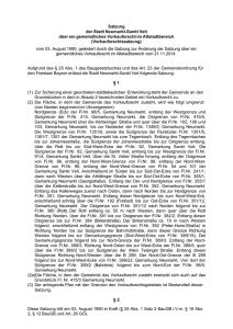 Vorkaufsrechtssatzung - Verwaltungsgemeinschaft Neumarkt