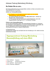 Adresse Festung Marienberg Würzburg So finden Sie zu uns