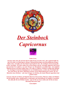 Der Steinbock Capricornus