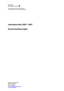 Jahresbericht 2005 – Zusammenfassung