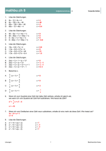 mathbu.ch 8 Aufgabensammlung 4 Verpackte Zahlen 1. Löse die