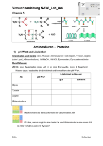 Versuchsanleitung NAWI_Lab_8A/ Chemie 5 Aminosäuren