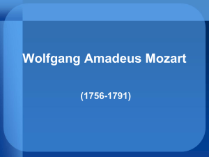 Wolfgang Amageus Mozart