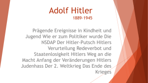 Adolf Hitler 1889-1945