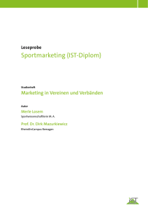 Sportmarketing (IST-Diplom) - IST