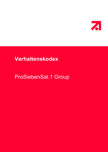 Verhaltenskodex ProSiebenSat.1 Group