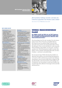VEMAG MASCHINENBAU GmbH - IT