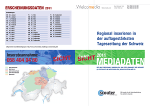 mediadaten - Welcomedia AG