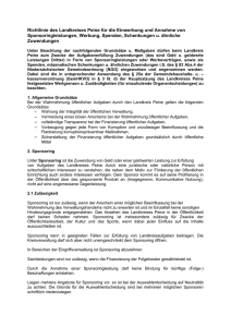 Richtlinie des Landkreises Peine für die Einwerbung und Annahme