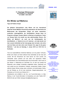 Ein Winter auf Mallorca - Kissinger Winterzauber