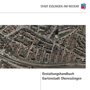 Gestaltungshandbuch Gartenstadt Oberesslingen
