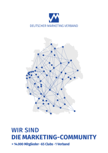 zur Imagebroschüre des DMV - Deutscher Marketing Verband