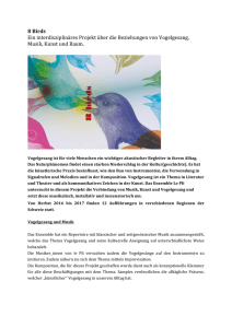 8 Birds Ein interdisziplinäres Projekt über die