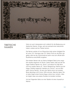 Tibetischdeutsch-Namen 1