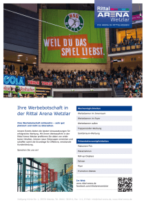 Ihre Werbebotschaft in der Rittal Arena Wetzlar
