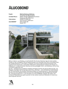 Moderner Wohnungsbau in der Schweiz