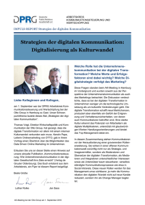 Strategien der digitalen Kommunikation