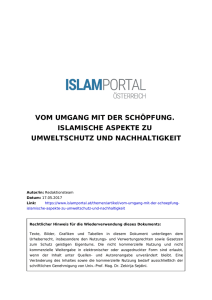PDF downloaden - Islamportal Österreich