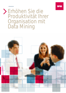 Erhöhen Sie die Produktivität Ihrer Organisation mit Data Mining