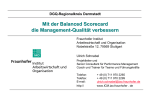 Mit der Balanced Scorecard die Management